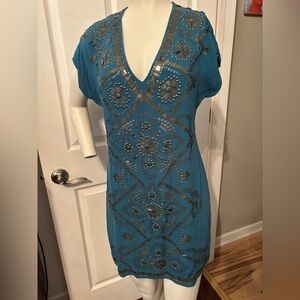 Hale Bob beautiful silk dress S